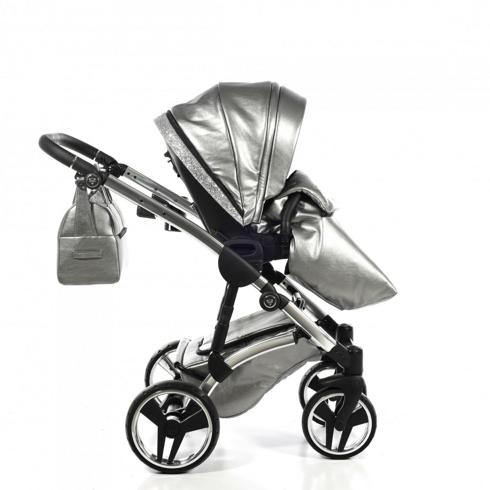 glitter pushchair